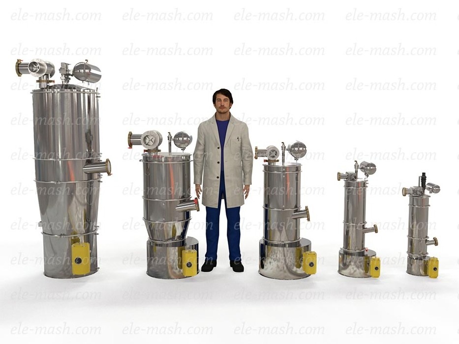 Vacuum feeder UPV 15 with GMP Ex standards Industrial conveyors Chemical pharmaceutical conveying equipment