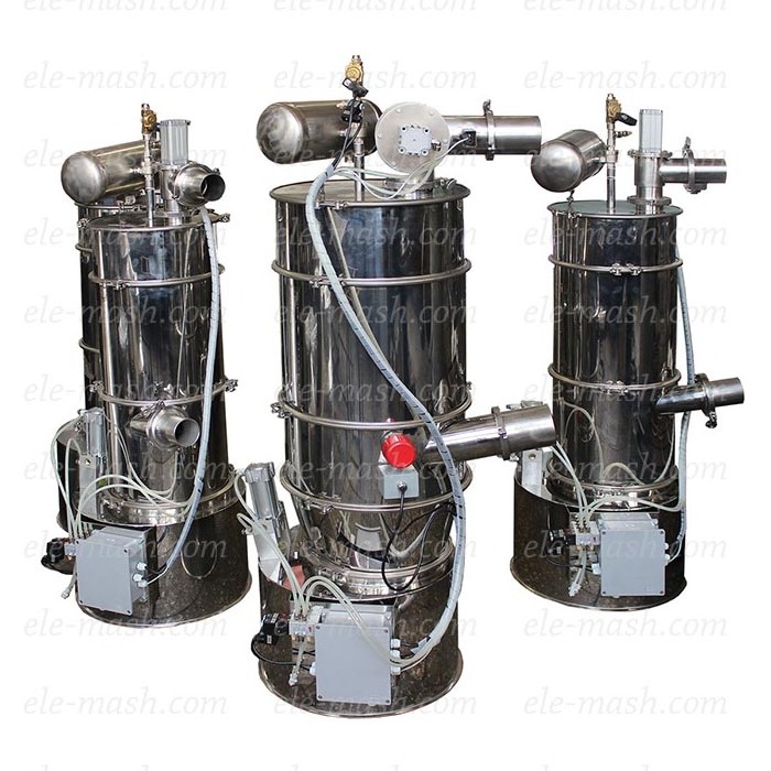 Vacuum feeder UPV 15 with GMP Ex standards Industrial conveyors Chemical pharmaceutical conveying equipment