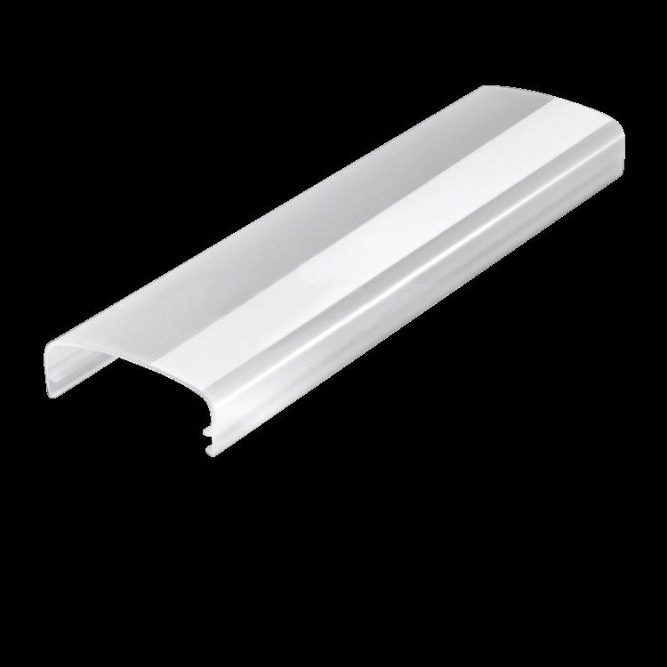 Extrusion milky LED strip light diffuser polycarbonate cover