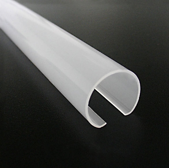 Extrusion milky LED strip light diffuser polycarbonate cover