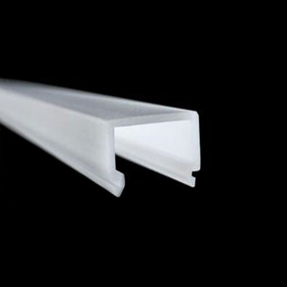 Extrusion milky LED strip light diffuser polycarbonate cover