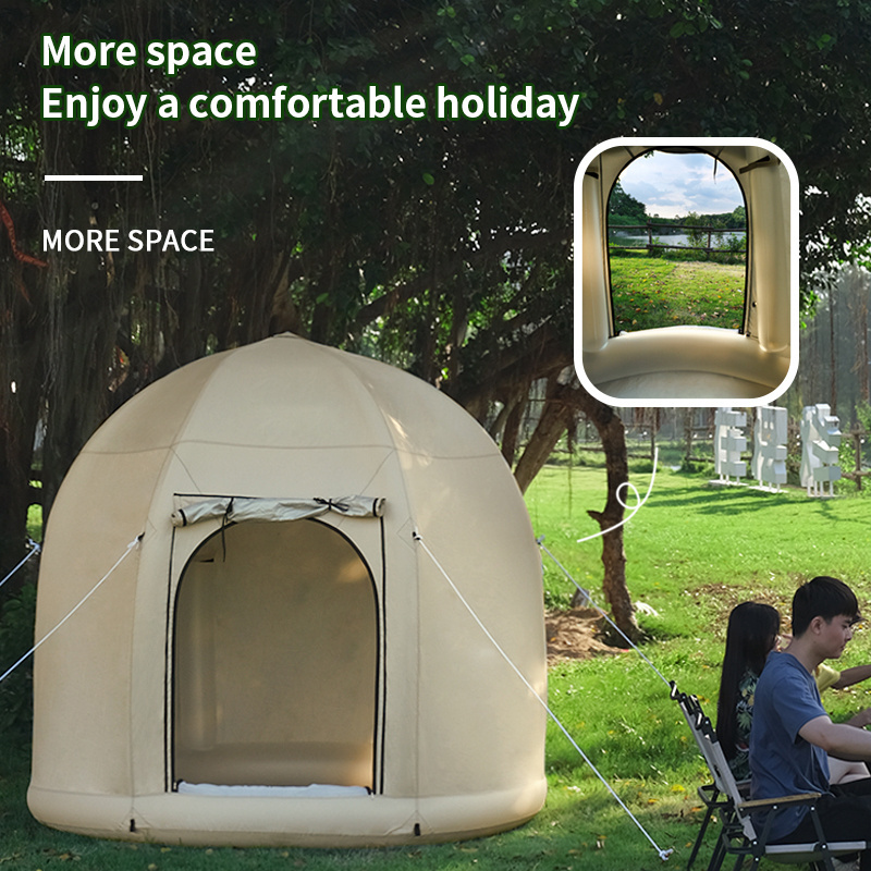 Whole sale airtent  inflatable camping outdoor air tent camping house big size for 2 person