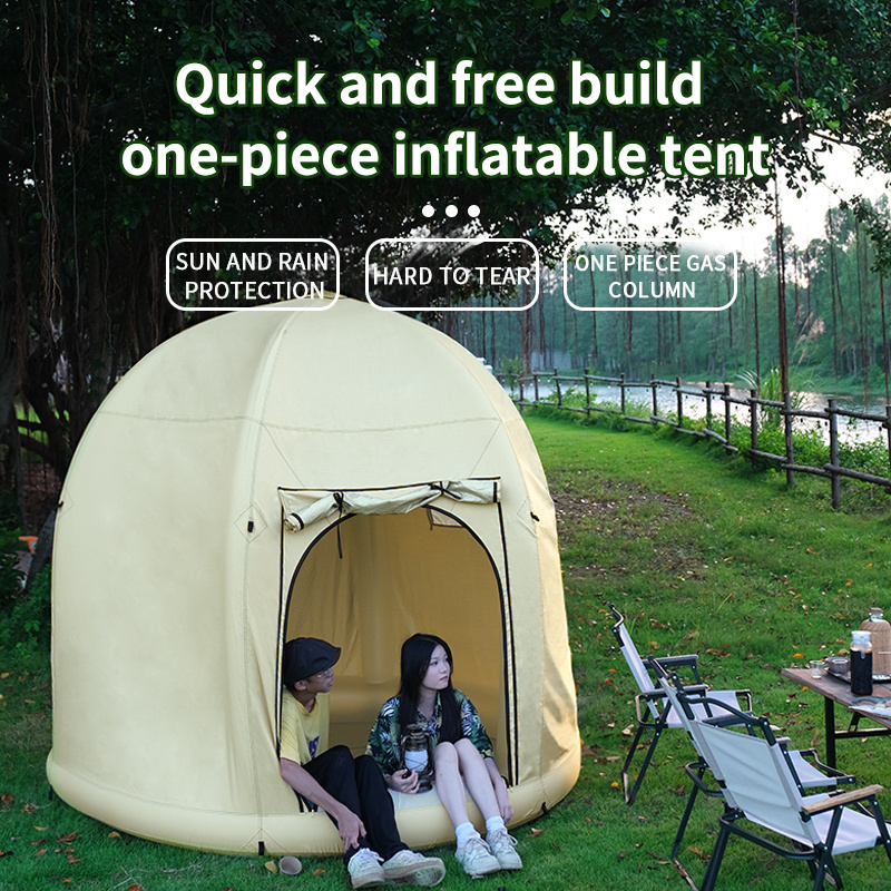 Whole sale airtent  inflatable camping outdoor air tent camping house big size for 2 person