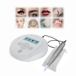 Wireless PMU MTS Permanent Makeup Machine Tattoo Gun Microblading Tool kit Electric lip Plumper Derma pen micro needle cartridge