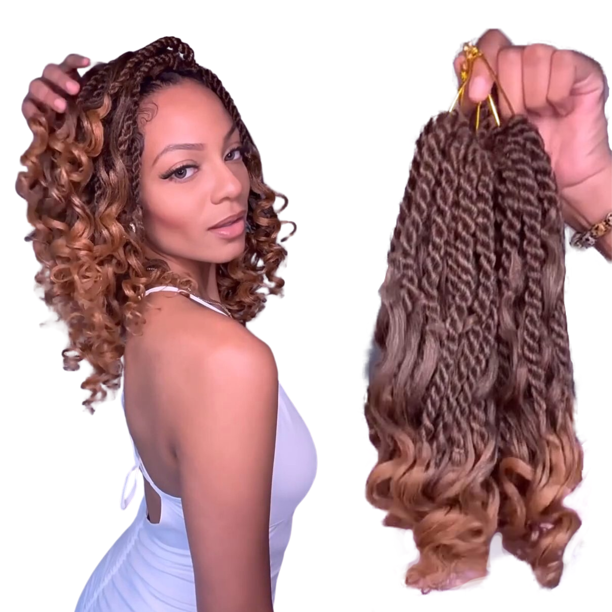 14 Inch 12Packs Pretwisted Passion Twist Crochet Hair Passion Braids Crochet Pretwisted Boho Box Braids Crochet Braids Hair