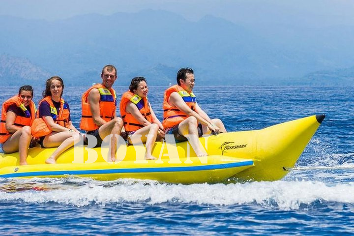 10 person toys towable water sports inflatable flying fish banana boat for sale