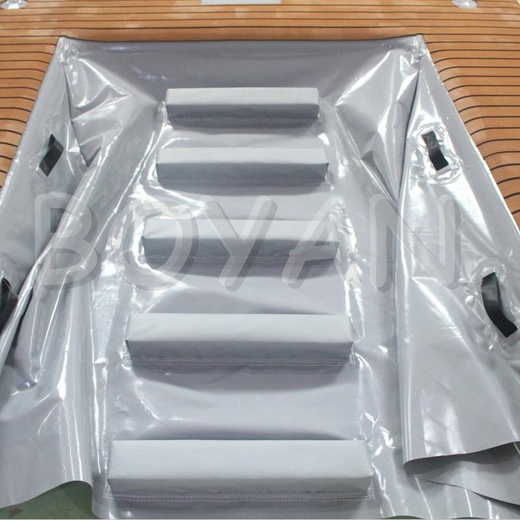 OEM&ODM drop stitch DWF material water park equipment floating air pontoon inflatable dock deck platform