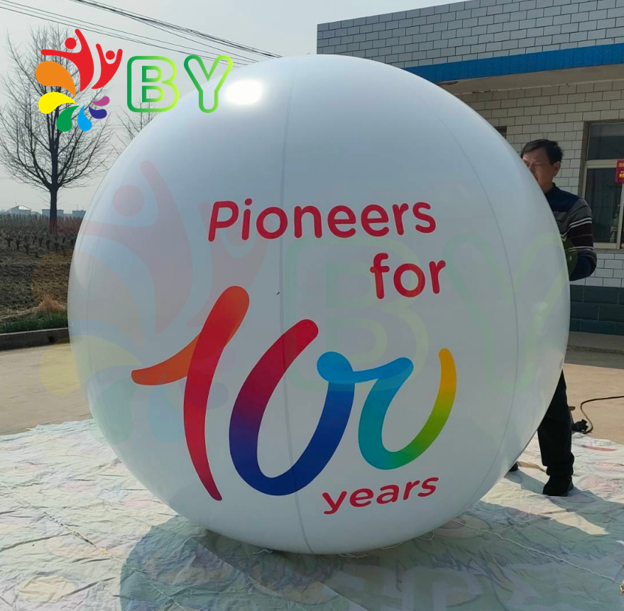 BOYAN Sport Campaign Parade Balloon Giant Floating Inflatable Volleyball Helium Balloon