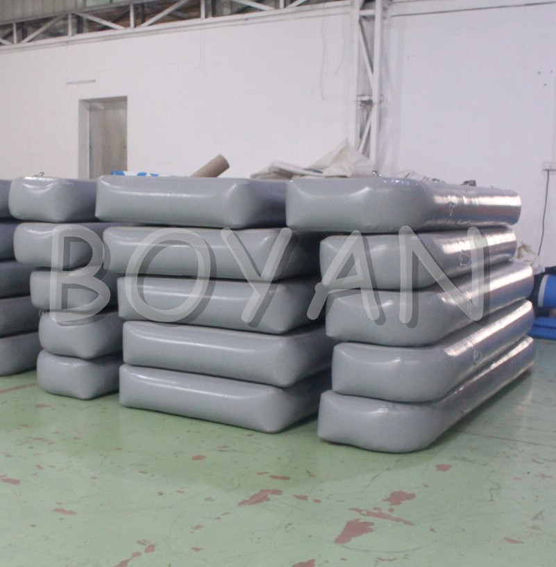 Inflatable Floating Dock Pontoon Rubber Boat Lifting Airbag Platform For Yacht