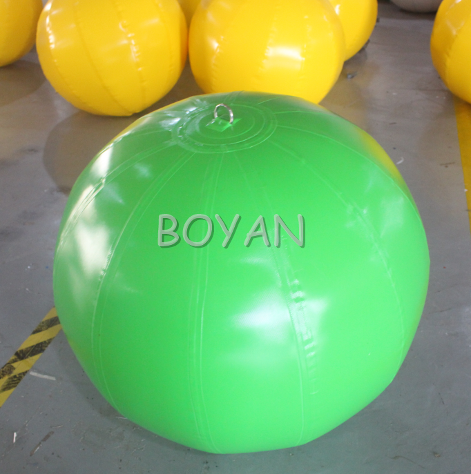 PVC Swim Water Marking Buoys Floating Inflatable Cylinder Marker Buoy For Water Sport