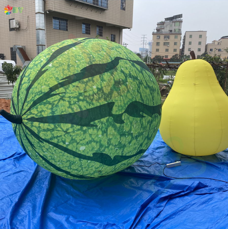 BOYAN Giant inflatable watermelon mango fruit balloon with custom logo