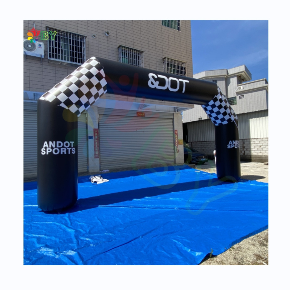 BOYAN outdoor event display print rainbow waterproof start welcome finish gate race display sport air inflatable arches