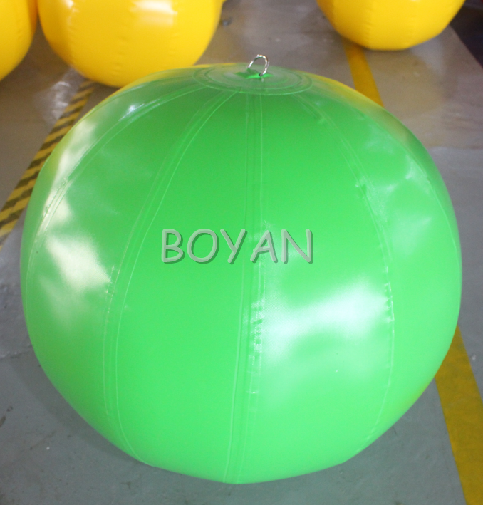 PVC Swim Water Marking Buoys Floating Inflatable Cylinder Marker Buoy For Water Sport