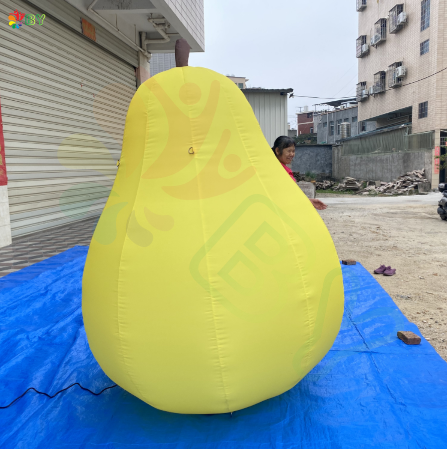 BOYAN realistic looking Inflatable PEAR advertising balloon,giant inflatable fresh pineapple fruit toy balloon for promotional