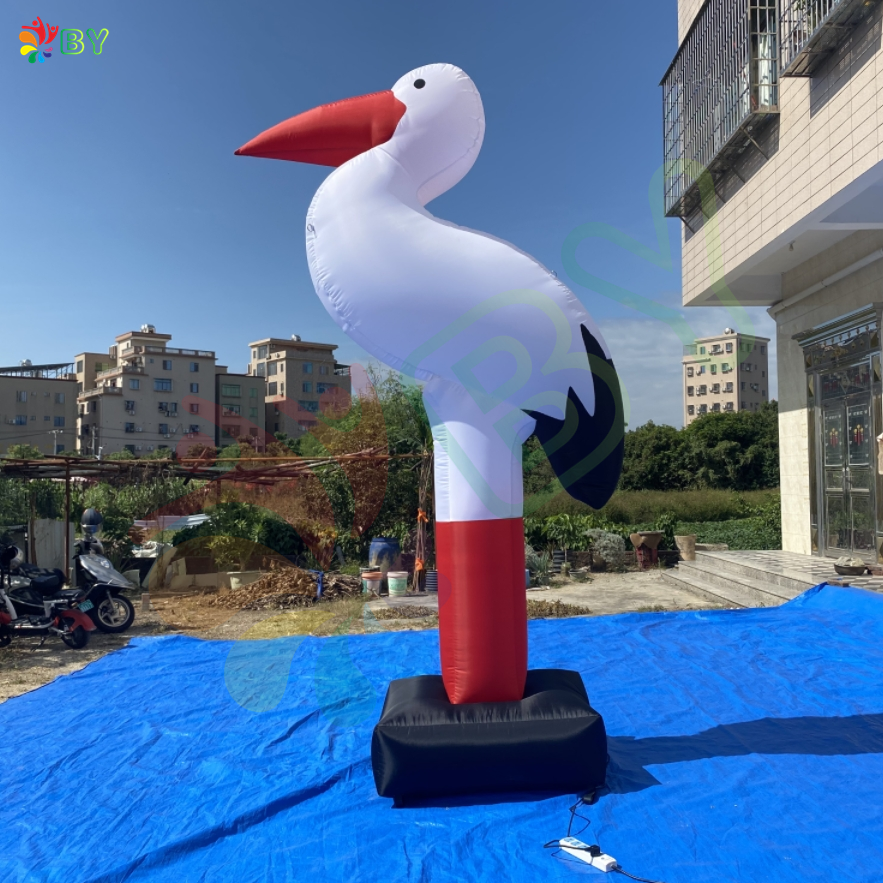 BOYAN wearable inflatable swan costume,inflatable bird puppet for holland