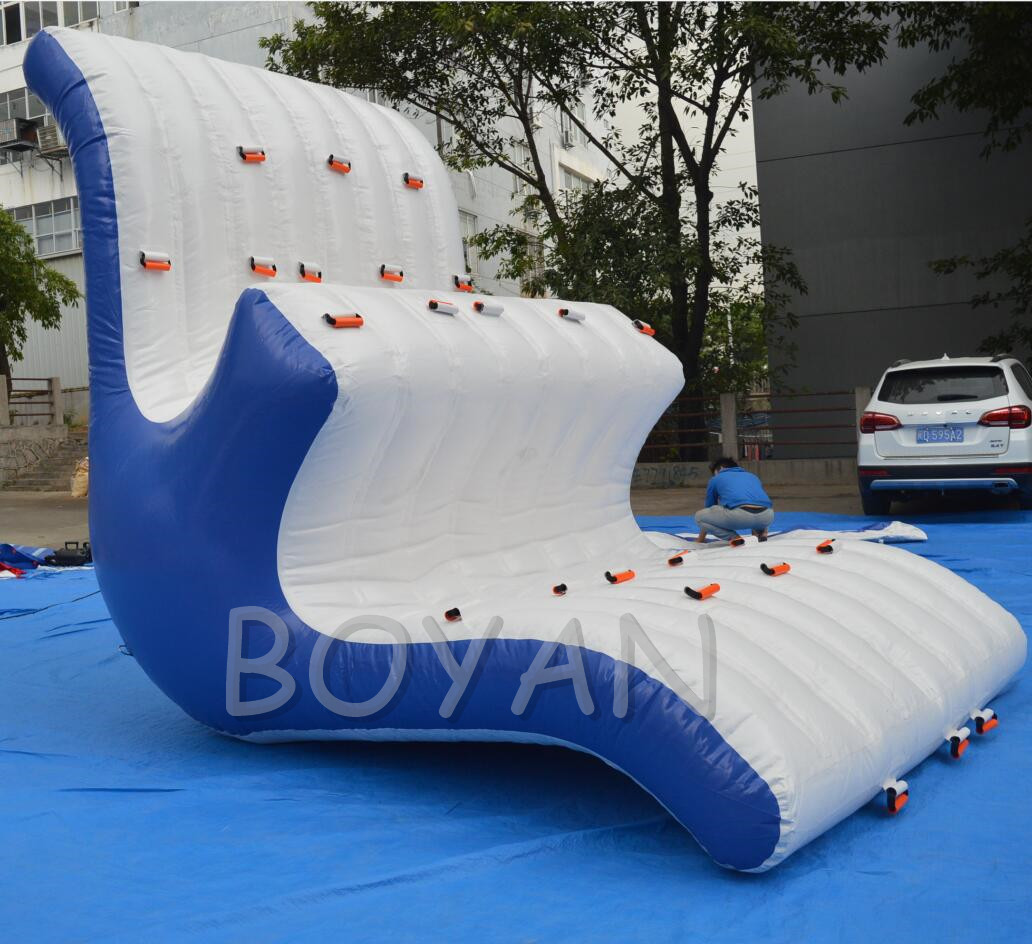 Inflatable 10 Person Seesaw Floating Water Toys, Inflatable Water Totter slide for Water Park Game