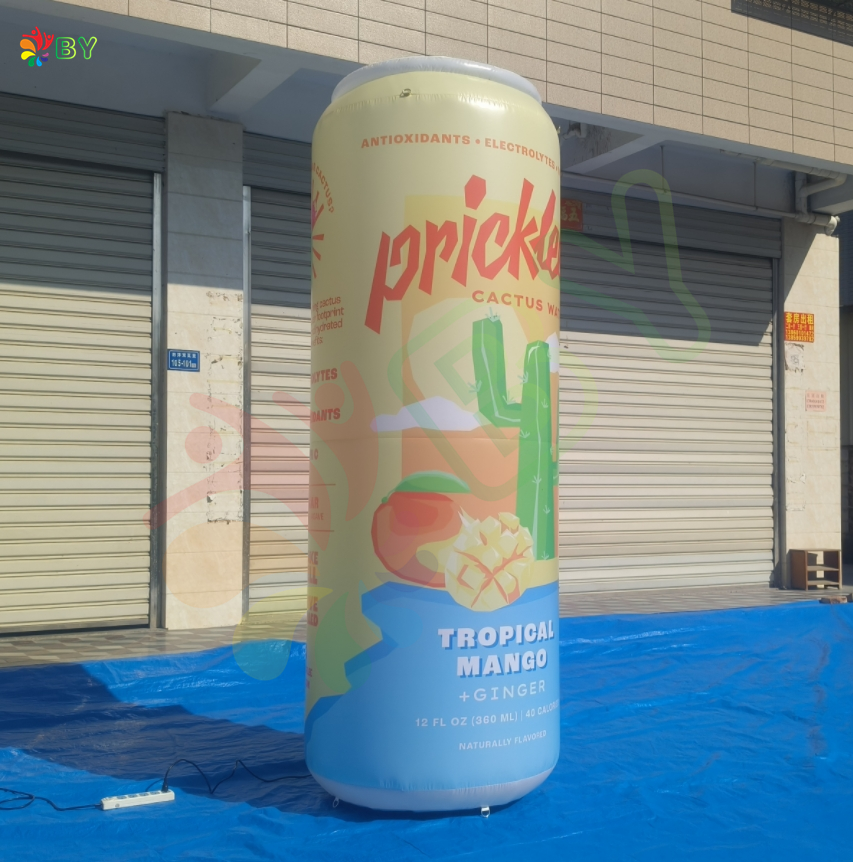 BOYAN 3m 4m Tall Giant custom inflatables advertising inflatable model inflatable drink can beer cans