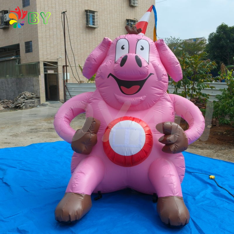 BOYAN inflatable pig balloon, giant inflatable advertising balloons