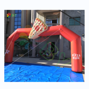 New Design Pizza Inflatable arch Inflatable Hot Dog Hamburger archway For Advertising