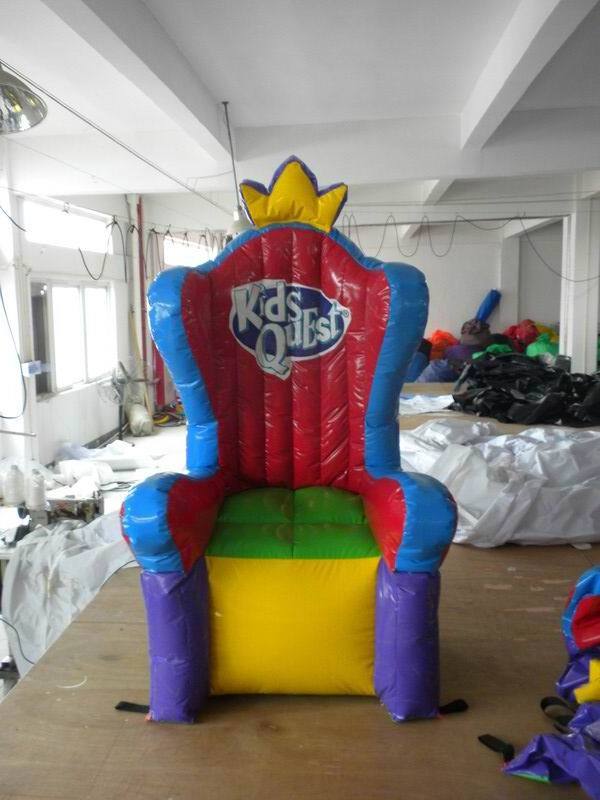 Hot sale king throne inflatable chair/ Cheap King Throne Inflatable Party Chair/popular inflatable birthday advertising balloon