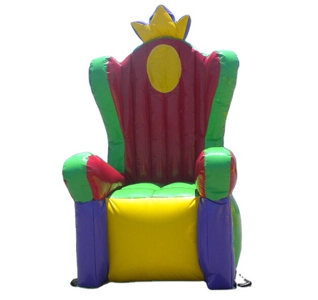 Hot sale king throne inflatable chair/ Cheap King Throne Inflatable Party Chair/popular inflatable birthday advertising balloon