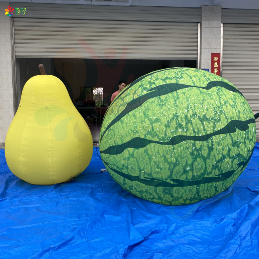 BOYAN Giant inflatable watermelon mango fruit balloon with custom logo