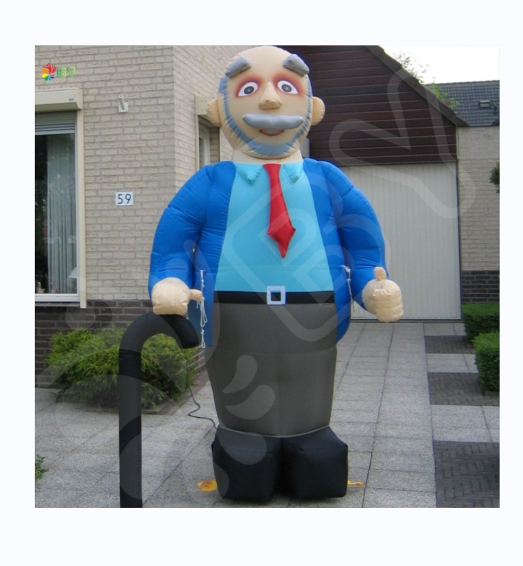 BOYAN Hot Selling Inflatable Human Balloon Netherlands Holland Cartoons Inflatable Abraham Doll Balloon