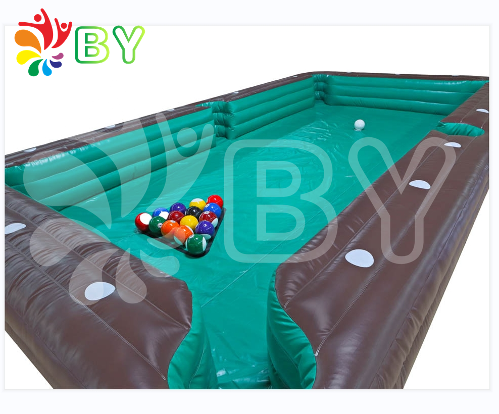 BOYAN Inflatable Human Billiards Giants Pool Table All Ages Interactive Game for special soccer events