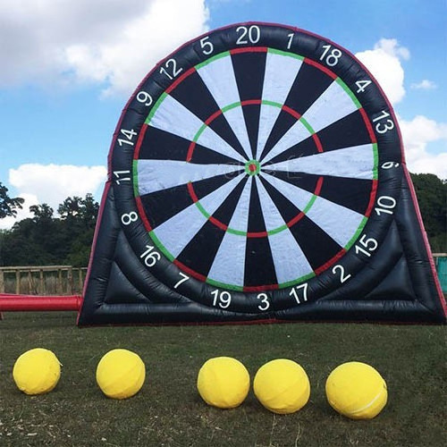 Custom Outdoor Exciting Inflatable Soccer Darts Board Inflatable Game with Inflatable Balls for Sport Game Castle EN71/CE/TUV