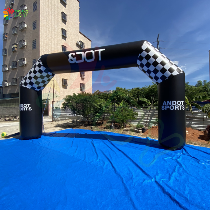 BOYAN outdoor event display print rainbow waterproof start welcome finish gate race display sport air inflatable arches