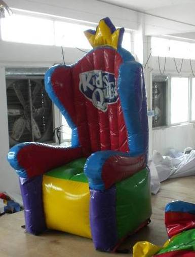 Hot sale king throne inflatable chair/ Cheap King Throne Inflatable Party Chair/popular inflatable birthday advertising balloon