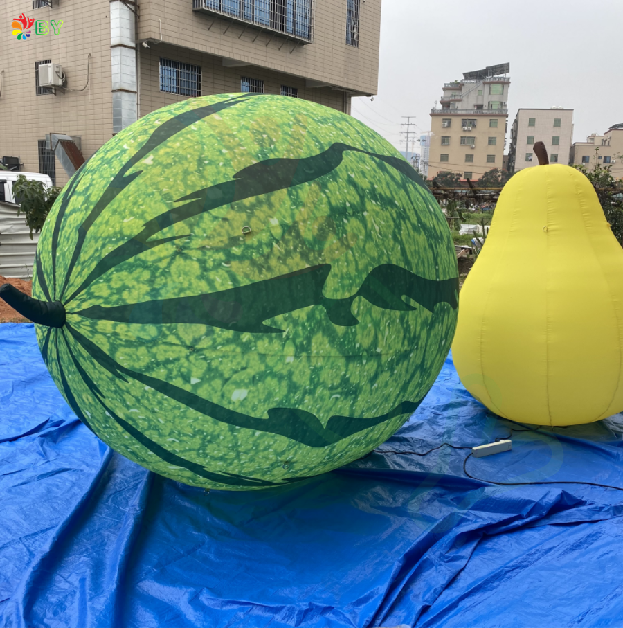 BOYAN Giant inflatable watermelon mango fruit balloon with custom logo