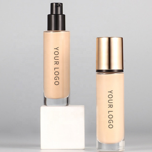 Wholesale Custom Oem SPF 15 Liquid Matte Face Foundation Water Proof for Sensitive Skin Cream High Coverage Liquid Foundation