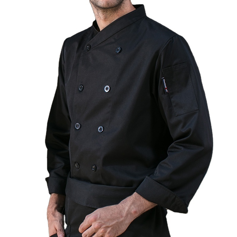 Restaurant Uniform Designs Cook Executive Italian Logo Chef Jacket Chef Uniform Man