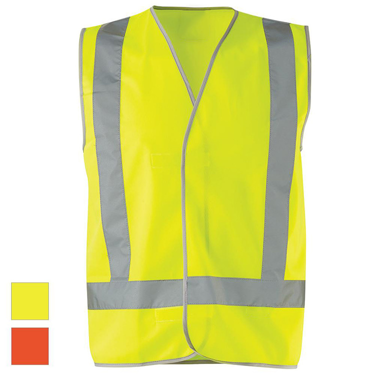 Workwear Day/Night Reflective Vest Running Hi-Vis 'H' Taped Motorcycle Reflective Safety Vest