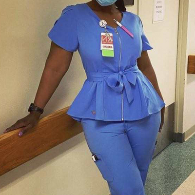 High Quality Medical Scrubs Wholesale Plus Size Sets Joggers Nursing Scrubs Stretch Nurse Uniform