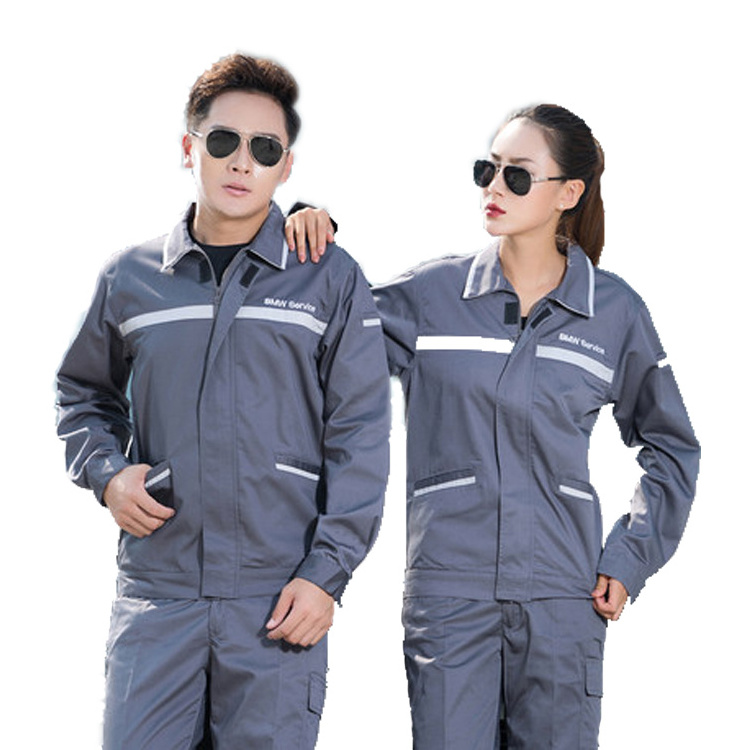 Grey Wear Rough Workwear High Visibility Construction Work Uniforms