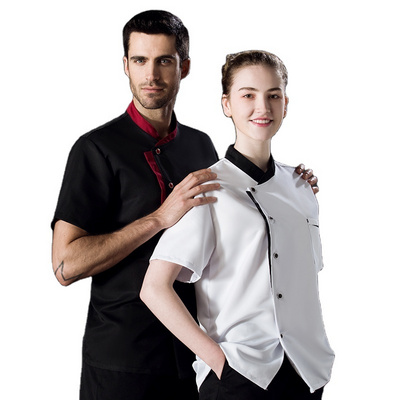 Comfortable Sushi Chef Uniform Black Restaurant & Bar Chef Jacket Coat Cook Uniforms