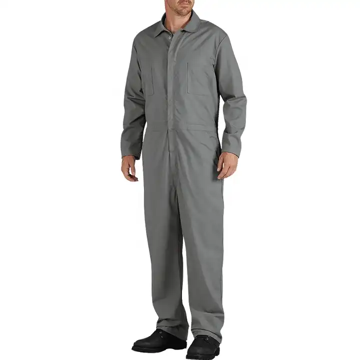 Wholesale Custom Men Black Safety Fire Retardant Coverall Work wear Oil Resistant Fireproof FR Work Uniforms Overalls