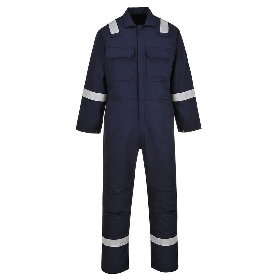 Wholesale Custom Men Black Safety Fire Retardant Coverall Work wear Oil Resistant Fireproof FR Work Uniforms Overalls