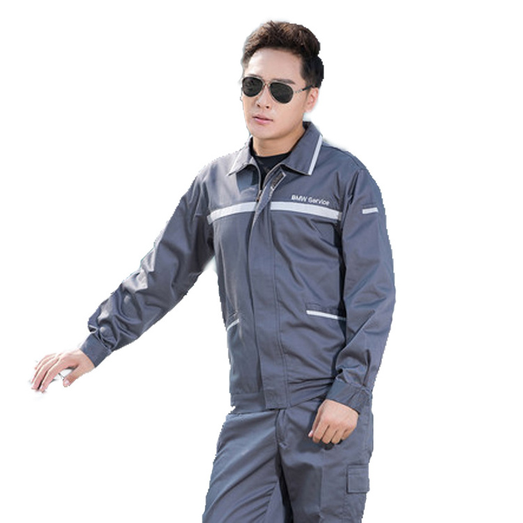 Grey Wear Rough Workwear High Visibility Construction Work Uniforms