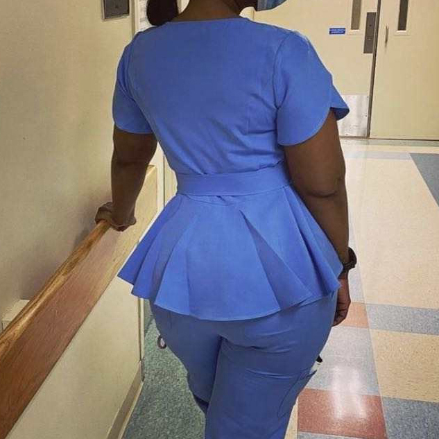 High Quality Medical Scrubs Wholesale Plus Size Sets Joggers Nursing Scrubs Stretch Nurse Uniform