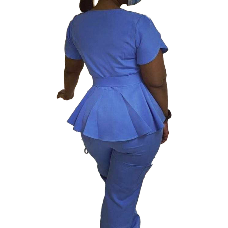 High Quality Medical Scrubs Wholesale Plus Size Sets Joggers Nursing Scrubs Stretch Nurse Uniform