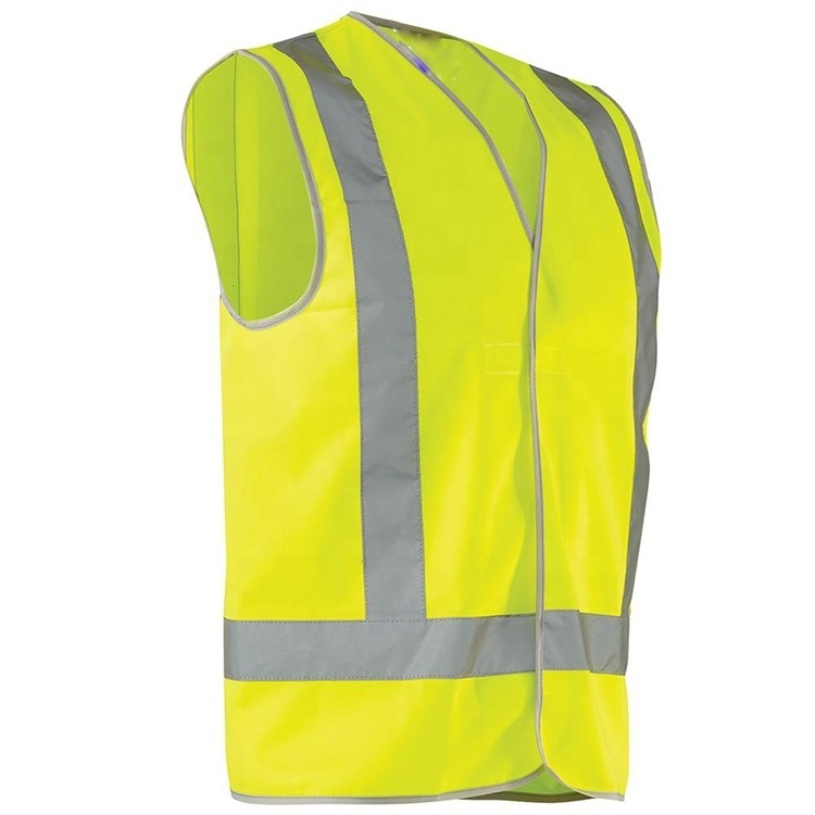 Workwear Day/Night Reflective Vest Running Hi-Vis 'H' Taped Motorcycle Reflective Safety Vest