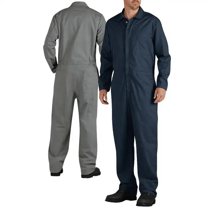 Wholesale Custom Men Black Safety Fire Retardant Coverall Work wear Oil Resistant Fireproof FR Work Uniforms Overalls