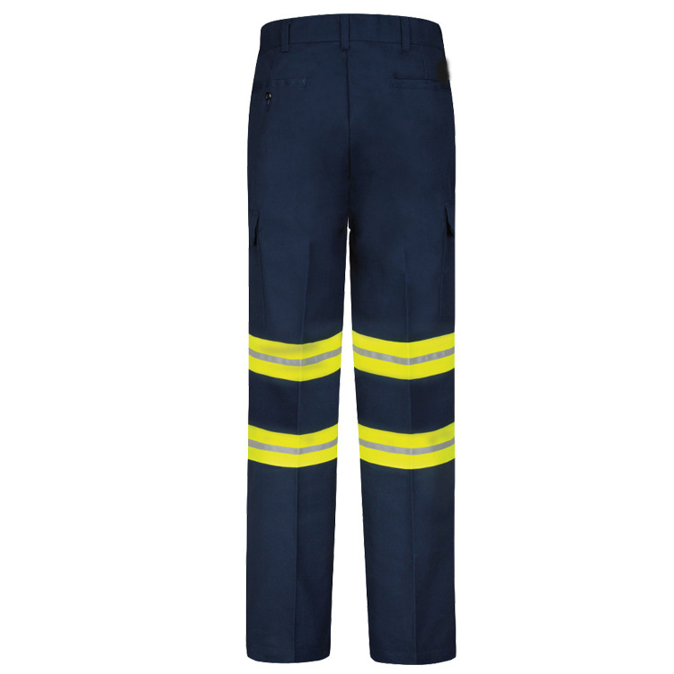 Men's Hi Reflector Safety Cargo Six Pocket Pants for Engineer and Mining working uniform