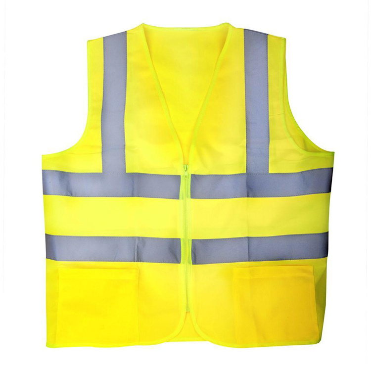 Hot Selling Security Work Reflective Elastic Yellow Kids Reflective Safety Work Vest