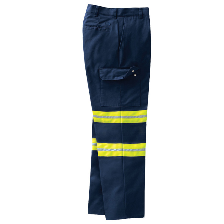 Men's Hi Reflector Safety Cargo Six Pocket Pants for Engineer and Mining working uniform