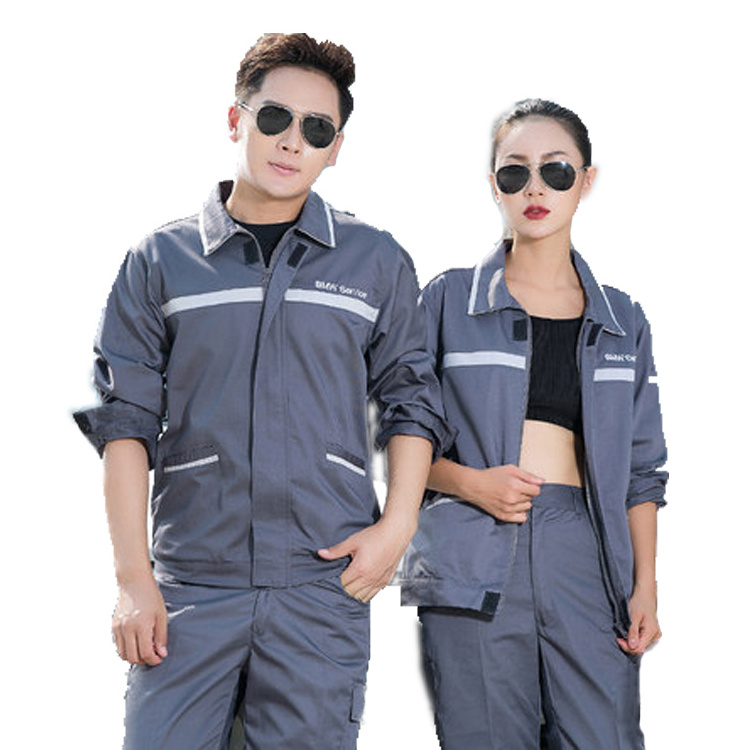 Grey Wear Rough Workwear High Visibility Construction Work Uniforms