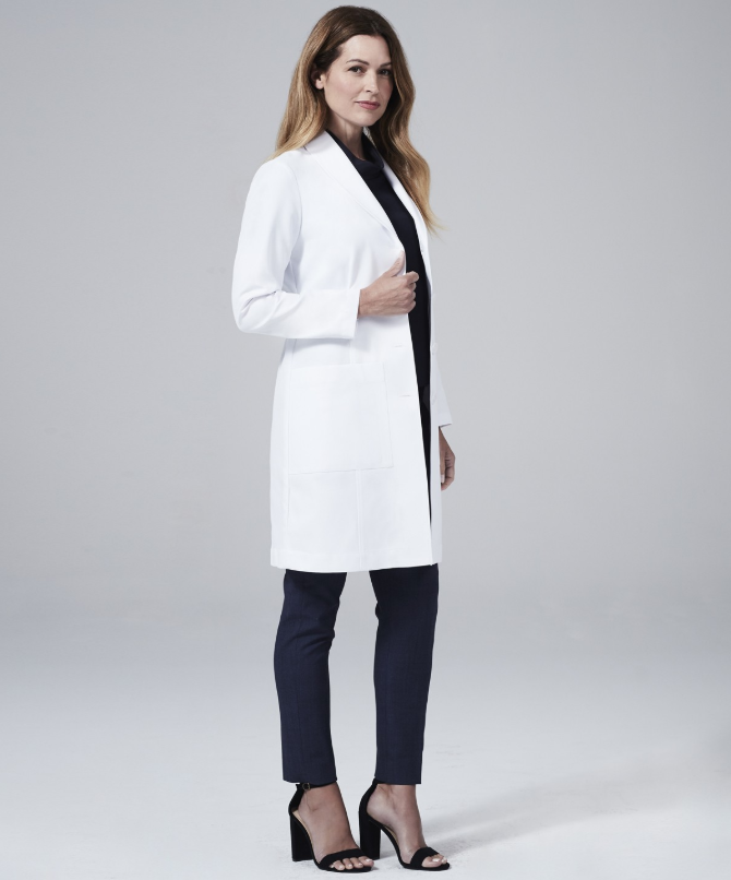 Wholesale Factory Price Adult Professional White Nurse Uniforms Medical Designs Doctor White Lab Coat Doctor Gown  For Hospital